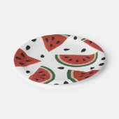 Wandkleuring Watermeloen Hoe je het ook Bekijkt Fe Papieren Bordje (Gekanteld)