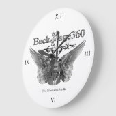 Wandklok - 10,75-inch ronde acrylplaat (Hoek)