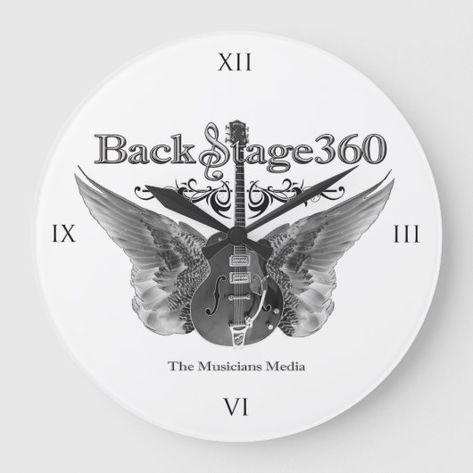 Wandklok - 10,75-inch ronde acrylplaat (Voorkant)