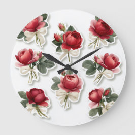 Wandklok, 10,75" ronde acryl grote klok