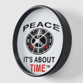 Wandklok, 10-inch rond (Hoek)