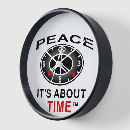 Wandklok, 10-inch rond (Hoek)