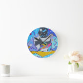 Wandklok 10" rond (Huis)