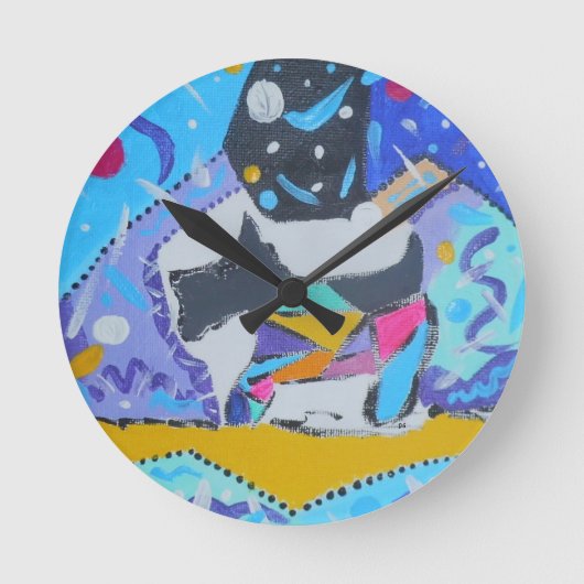 Wandklok 10" rond (Voorkant)
