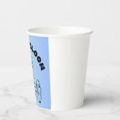 wandklok 2025 papieren bekers (Links)