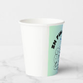 wandklok 2025 papieren bekers (Rechts)