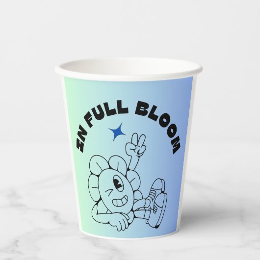 wandklok 2025 papieren bekers (Voorkant)