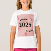 wandklok 2025 t-shirt (Voorkant)
