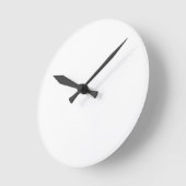 Wandklok, 8" ronde acryl klok (Hoek)