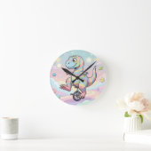 Wandklok, 8" ronde acryl klok (Huis)