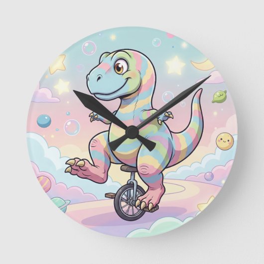 Wandklok, 8" ronde acryl klok (Voorkant)