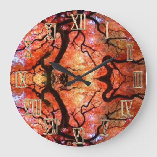 Wandklok abstracte stijl (Voorkant)