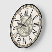 wandklok "Armillary Sphere" (Hoek)