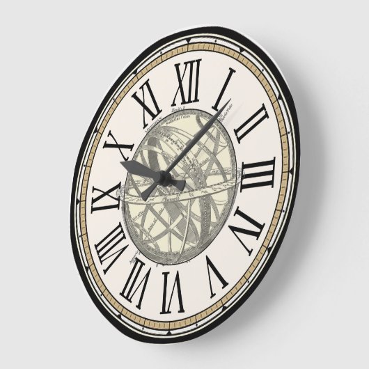 wandklok "Armillary Sphere" (Hoek)