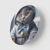 Wandklok Baby Brits Korthaar (Hoek)