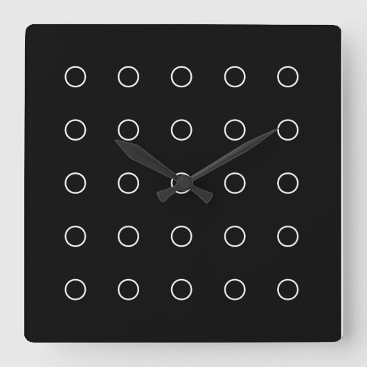 Wandklok "Cirkels" (Voorkant)