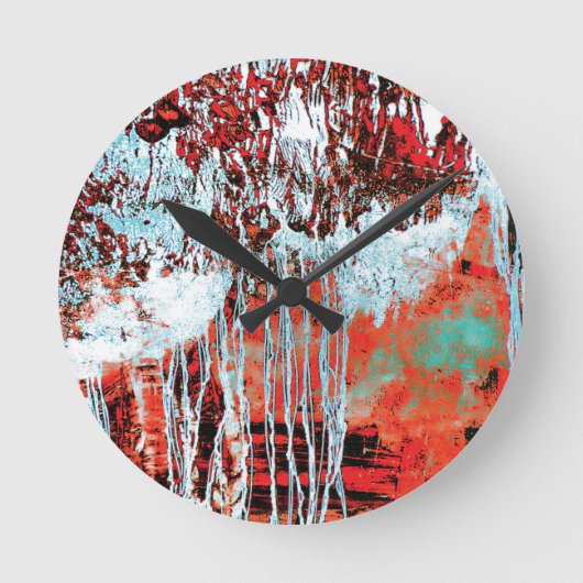 Wandklok – Corrosie Puls (Voorkant)