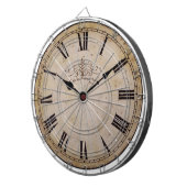 wandklok dartbord (Voorkant Rechts)