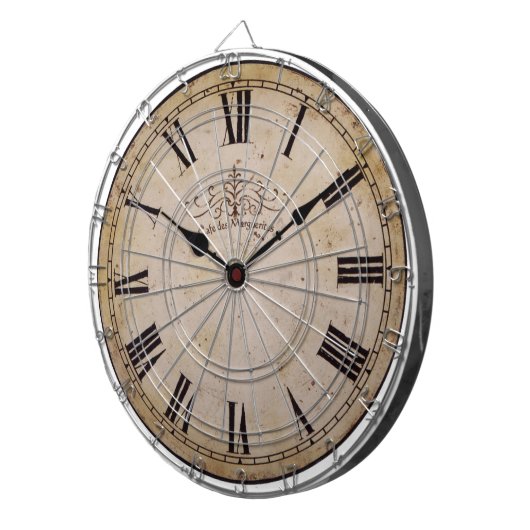 wandklok dartbord (Voorkant Rechts)