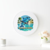 Wandklok Dauphin Tropical – Sun, Sea & Smile (Huis)
