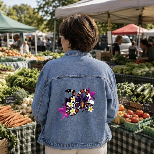 Wandklok Denim Jacket