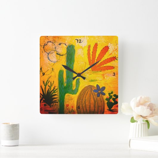 Wandklok Desert Art (Huis)