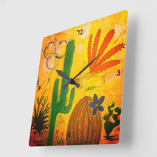 Wandklok Desert Art (Hoek)