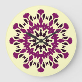 Wandklok, een elegant meerkleurig klassiek ontwerp grote klok