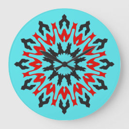 Wandklok, een elegant meerkleurig klassiek ontwerp grote klok