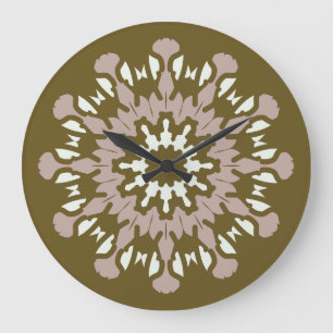 Wandklok, een elegant meerkleurig klassiek ontwerp grote klok