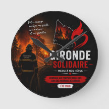 Wandklok - "Gironde Solidaire 2026"