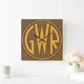 Wandklok - GWR-Logo (Grote Westerne spoorweg) (Huis)