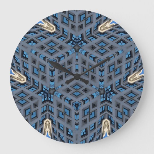 Wandklok HET KALEIDOSCOOP VAN HET LEVEN (Voorkant)