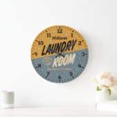  wandklok in de waskamer (Huis)