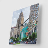 Wandklok in Detroit (Hoek)