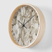 Wandklok in kant Beige (Hoek)