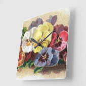  wandklok in Pansies (Hoek)