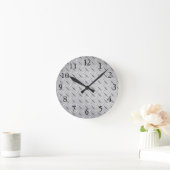 Wandklok in Silver Diamond Bord (Huis)