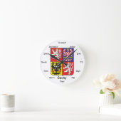 Wandklok in Tsjechië (Huis)