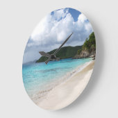 Wandklok Island Time (Hoek)