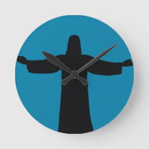 Wandklok jesus christ
