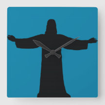 Wandklok jesus christ