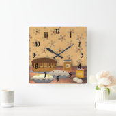 Wandklok landdesserts (Huis)