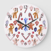 Wandklok Lief Kerstmis (Voorkant)