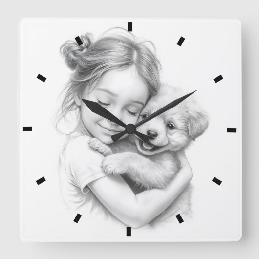 wandklok maak je eigen (Voorkant)