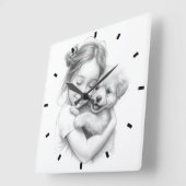 wandklok maak je eigen (Hoek)