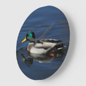 Wandklok, Mallard Duck Grote Klok (Hoek)