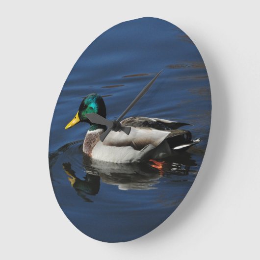 Wandklok, Mallard Duck Grote Klok (Hoek)