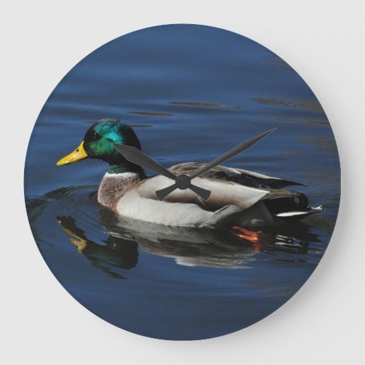Wandklok, Mallard Duck Grote Klok (Voorkant)