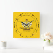 Wandklok met bijbelscripts (Huis)